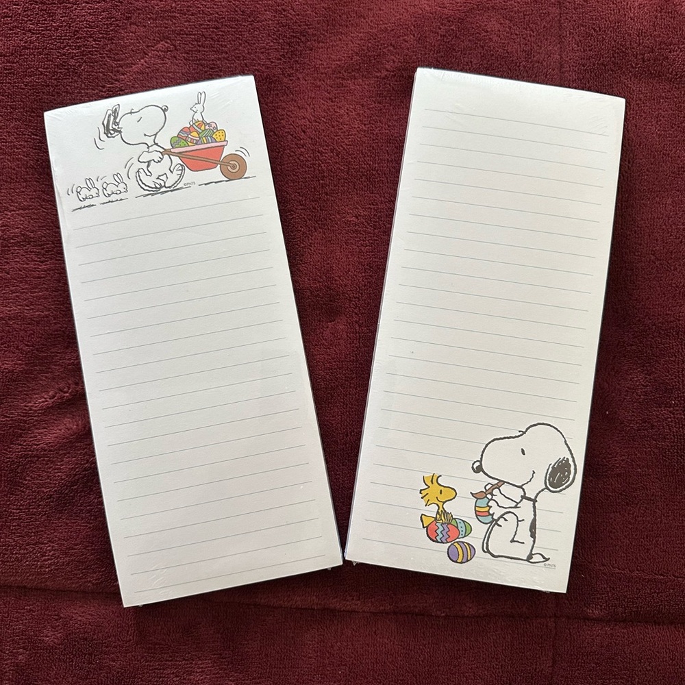 Snoopy and Woodstock Notepad Set - Picture 1 of 4